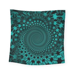 Spiral Abstract Pattern Background Square Tapestry (small) by Wegoenart