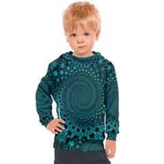 Spiral Abstract Pattern Background Kids  Hooded Pullover