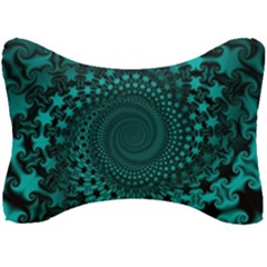 Spiral Abstract Pattern Background Seat Head Rest Cushion by Wegoenart