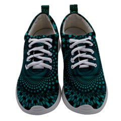 Spiral Abstract Pattern Background Women Athletic Shoes by Wegoenart