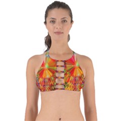 Kaleidoscope Mandala Color Perfectly Cut Out Bikini Top