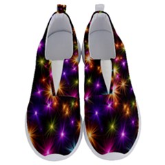 Star Colorful Christmas Abstract No Lace Lightweight Shoes by Wegoenart