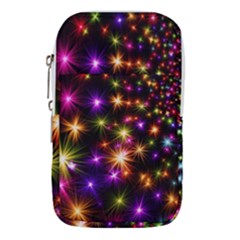 Star Colorful Christmas Abstract Waist Pouch (large)