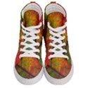 Fall Foliage Color Leaf Veins Men s Hi-Top Skate Sneakers View1