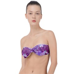 Abstract Texture Background Classic Bandeau Bikini Top 