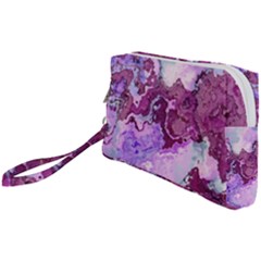 Abstract Texture Background Wristlet Pouch Bag (small)