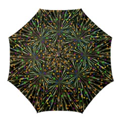 Explosion Abstract Pattern Golf Umbrellas by Wegoenart