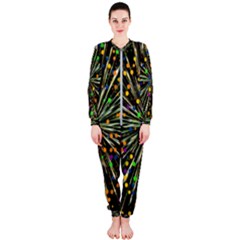 Explosion Abstract Pattern Onepiece Jumpsuit (ladies)  by Wegoenart