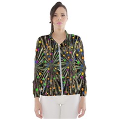 Explosion Abstract Pattern Women s Windbreaker by Wegoenart