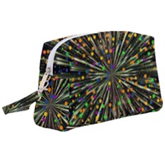 Explosion Abstract Pattern Wristlet Pouch Bag (large) by Wegoenart