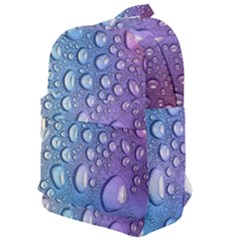 Drop Of Water Rainbow Wet Liquid Classic Backpack by Wegoenart