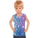 Drop Of Water Rainbow Wet Liquid Kids  Mesh Tank Top View1