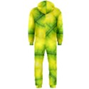 Photosynthesis Leaf Green Structure Hooded Jumpsuit (Men)  View2