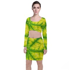 Photosynthesis Leaf Green Structure Top And Skirt Sets by Wegoenart