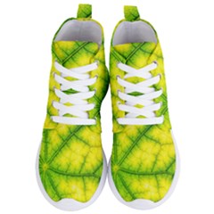 Photosynthesis Leaf Green Structure Women s Lightweight High Top Sneakers by Wegoenart