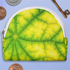 Photosynthesis Leaf Green Structure Horseshoe Style Canvas Pouch by Wegoenart