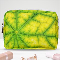 Photosynthesis Leaf Green Structure Make Up Pouch (medium) by Wegoenart