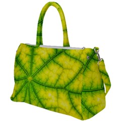 Photosynthesis Leaf Green Structure Duffel Travel Bag by Wegoenart