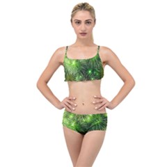 Fireworks Rocket New Year S Day Layered Top Bikini Set by Wegoenart