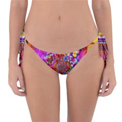 Bokeh Color Light Points Pattern Reversible Bikini Bottom by Wegoenart