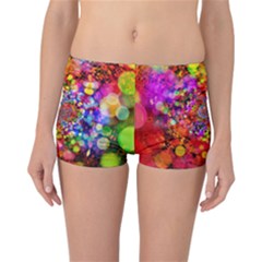 Bokeh Color Light Points Pattern Reversible Boyleg Bikini Bottoms by Wegoenart