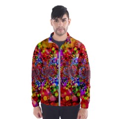 Bokeh Color Light Points Pattern Men s Windbreaker by Wegoenart