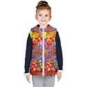 Bokeh Color Light Points Pattern Kids  Hooded Puffer Vest View1