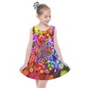 Bokeh Color Light Points Pattern Kids  Summer Dress View1