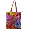 Bokeh Color Light Points Pattern Double Zip Up Tote Bag View1