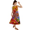 Bokeh Color Light Points Pattern Summer Maxi Dress View1