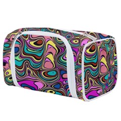 Bending Turn Distort Wave Modern Toiletries Pouch