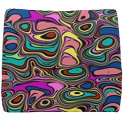 Bending Turn Distort Wave Modern Seat Cushion by Wegoenart