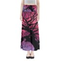 Trees Silhouette Sky Clouds Sunset Full Length Maxi Skirt View1