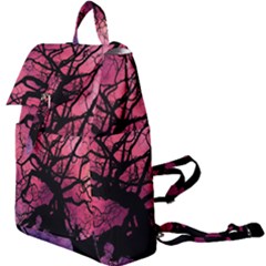 Trees Silhouette Sky Clouds Sunset Buckle Everyday Backpack by Wegoenart