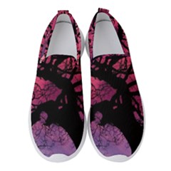 Trees Silhouette Sky Clouds Sunset Women s Slip On Sneakers by Wegoenart