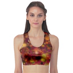 Star Abstract Background Wallpaper Sports Bra by Wegoenart