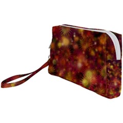 Star Abstract Background Wallpaper Wristlet Pouch Bag (small)