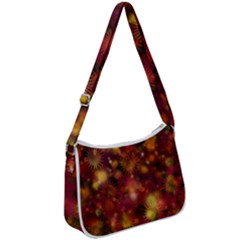 Star Abstract Background Wallpaper Zip Up Shoulder Bag by Wegoenart