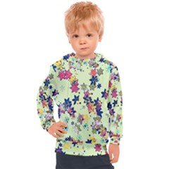 Flowers Ornament Decoration Kids  Hooded Pullover