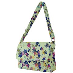 Flowers Ornament Decoration Full Print Messenger Bag (s) by Wegoenart