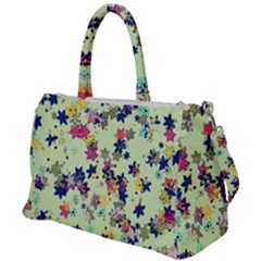 Flowers Ornament Decoration Duffel Travel Bag by Wegoenart