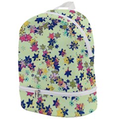 Flowers Ornament Decoration Zip Bottom Backpack