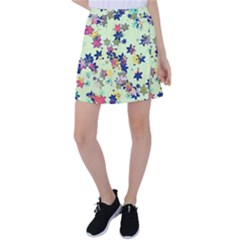 Flowers Ornament Decoration Tennis Skirt