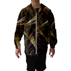 Quantum Physics Wave Particles Kids  Hooded Windbreaker by Wegoenart