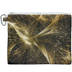 Quantum Physics Wave Particles Canvas Cosmetic Bag (xxxl) by Wegoenart