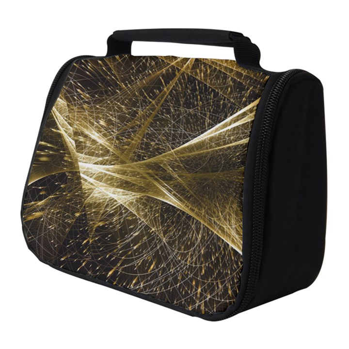 Quantum Physics Wave Particles Full Print Travel Pouch (Small)