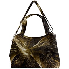 Quantum Physics Wave Particles Double Compartment Shoulder Bag by Wegoenart