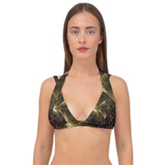 Quantum Physics Wave Particles Double Strap Halter Bikini Top