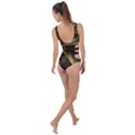 Quantum Physics Wave Particles Side Cut Out Swimsuit View2