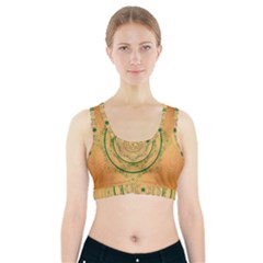 Mandalas Flower Mandalas Flowers Sports Bra With Pocket by Wegoenart